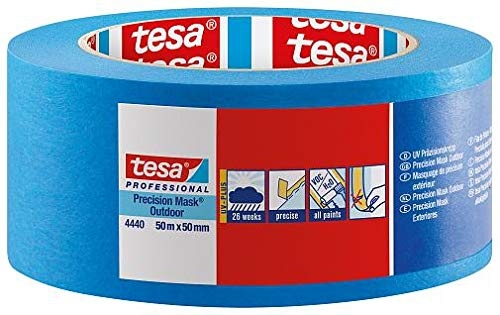 tesa Professional 4440 Crepe di precisione UV PLUS 38mmx50m blu