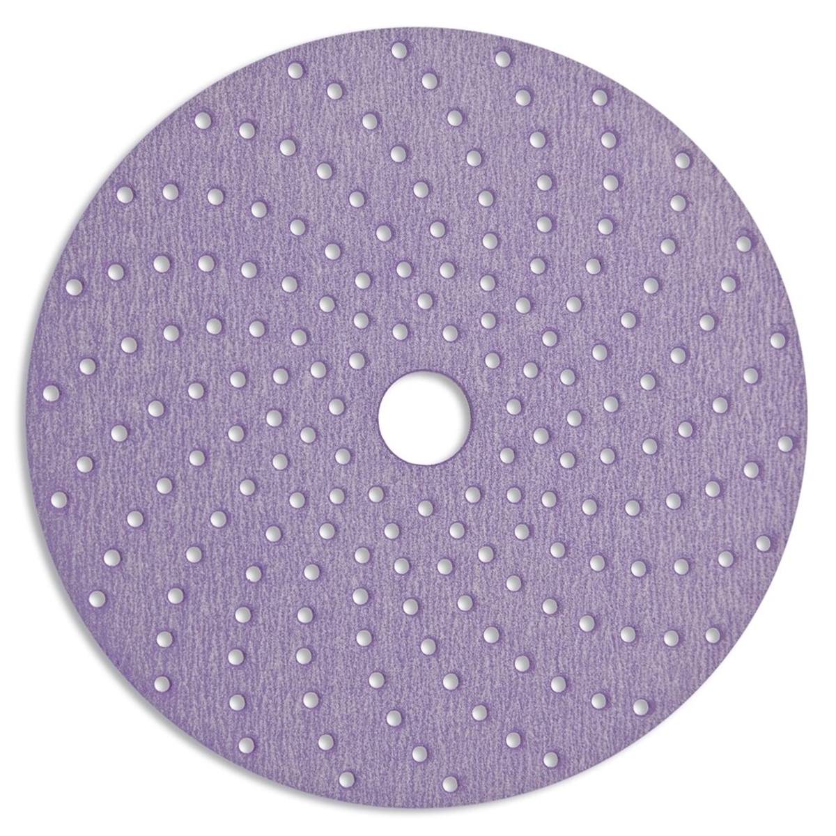 3M Hookit Velcro discs Purple Premium 737U, 150 mm, P220, Multihole #51423