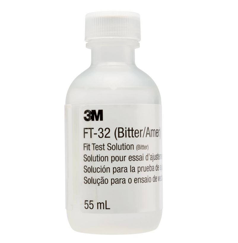 3M FT-32 Fit Test Solution, navulflacons van 55ml, bitter (Pack=6st)