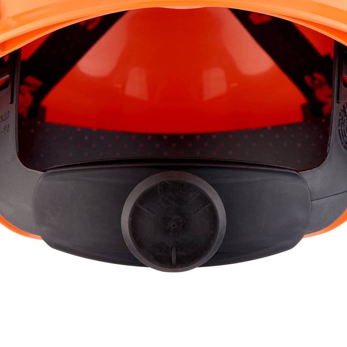 3M veiligheidshelm H700-serie H-700N-OR in oranje, geventileerd, met ratel en kunststof lasband
