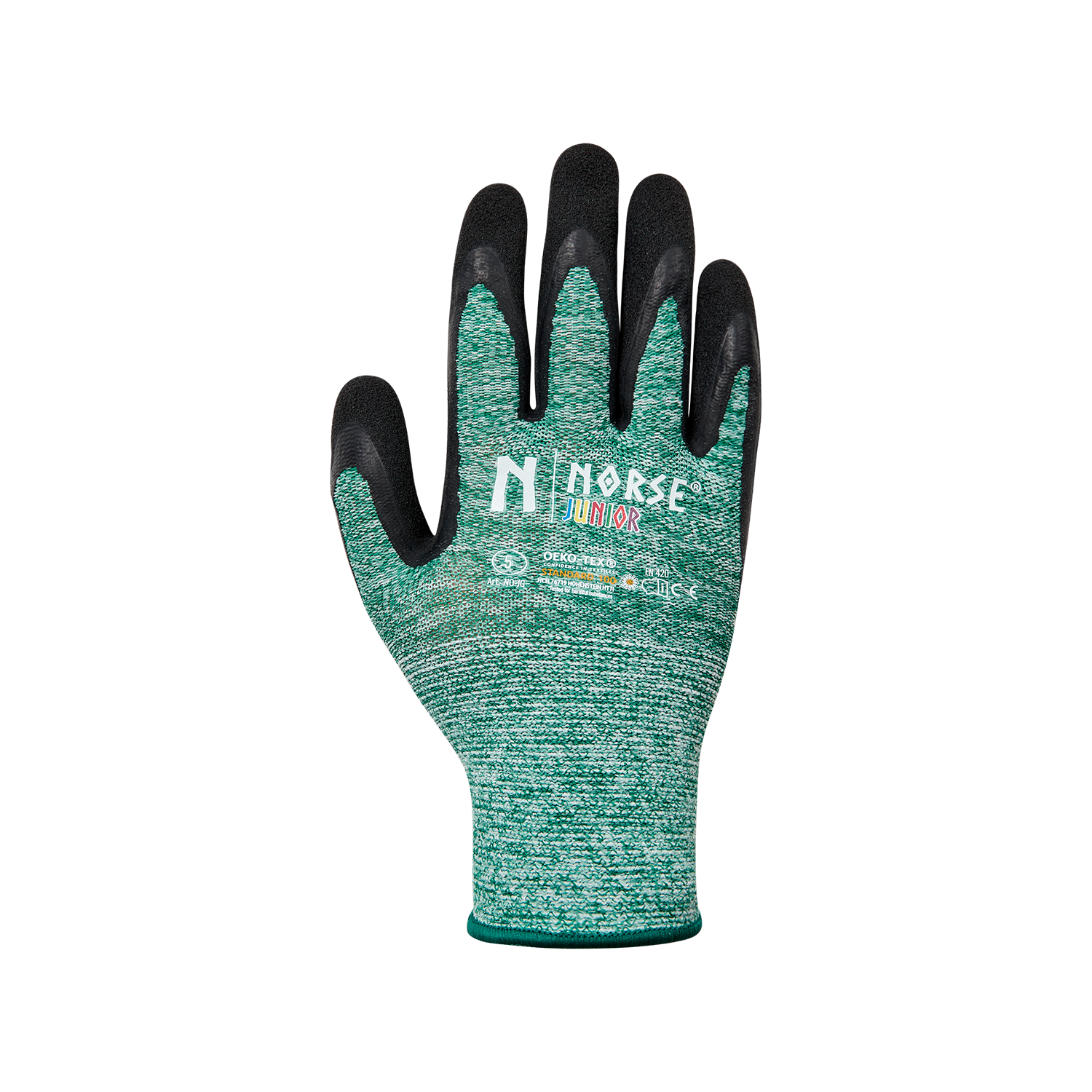 Guantes infantiles NORSE Junior Green talla 4