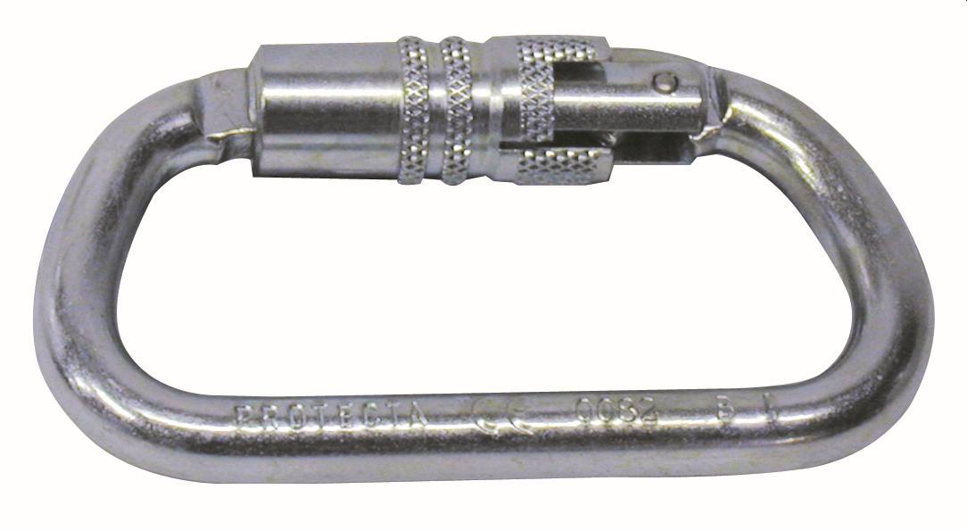 3M DBI-SALA Twist-Lock stalen karabijnhaak, breukbelasting: 25 kN, openingsbreedte 18 mm, 18 mm