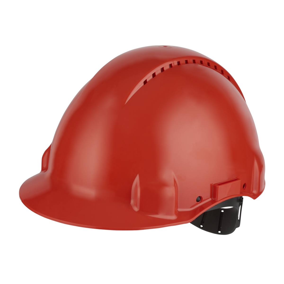 Elmetto di sicurezza 3M G3000 G30CUR in rosso, ventilato, con uvicatore, pinlock e fascia antisudore in plastica