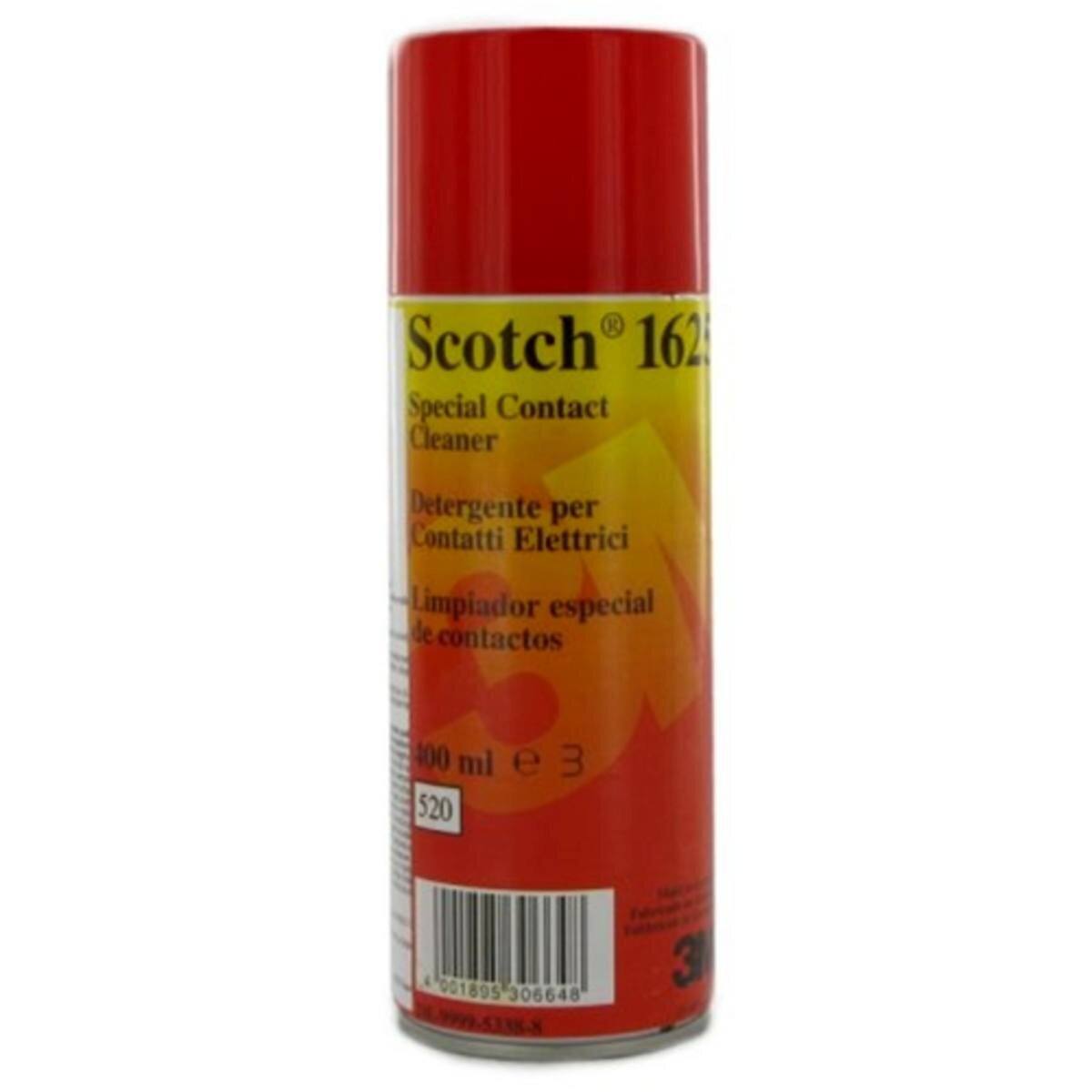 3M Scotch 1625 Spray limpiador especial contactos, 400 ml