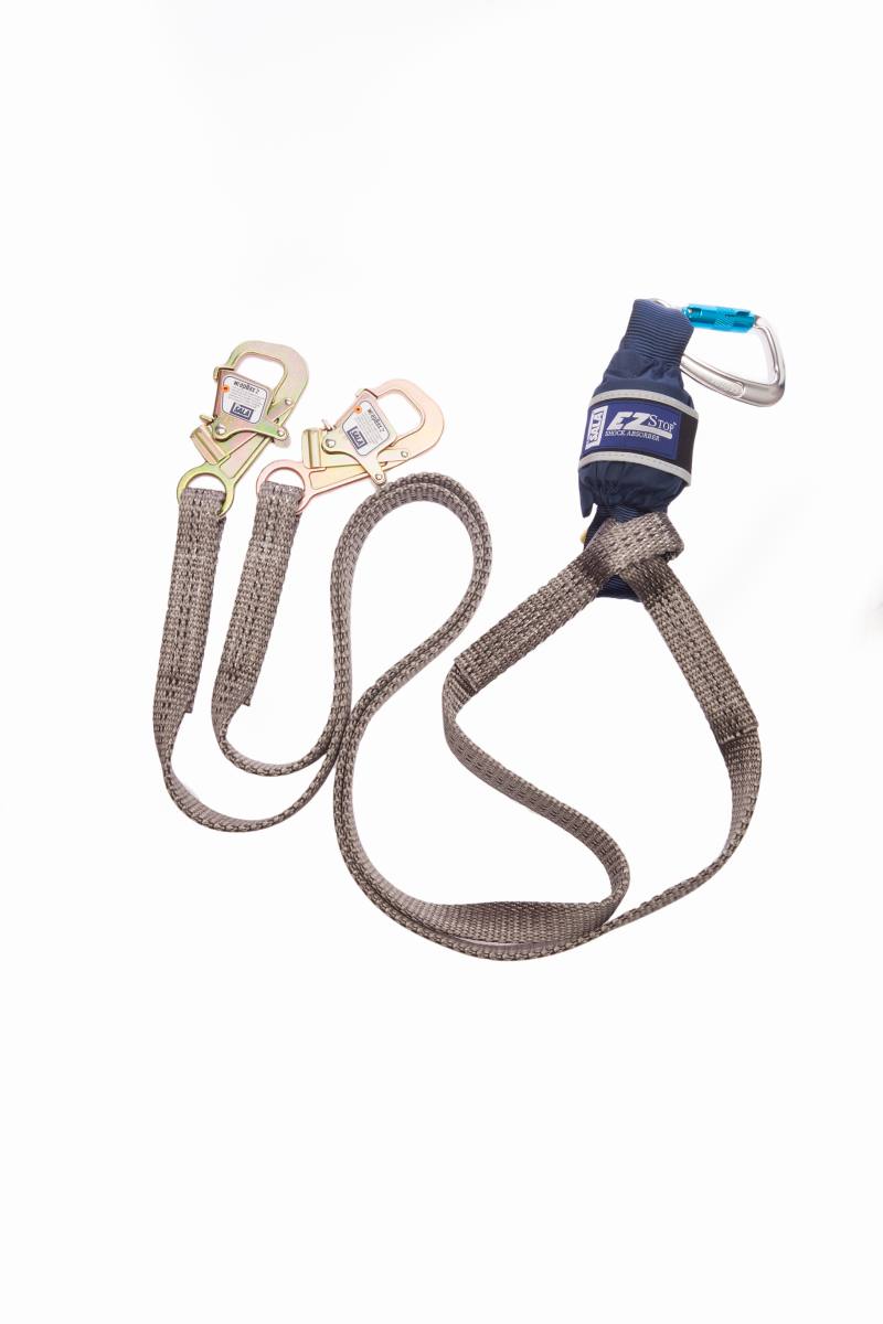 3M DBI-SALA EZ STOP Wrapbax2 Y-connector with strap energy absorber, length: 2.0 m, high-strength special webbing, Twist-Lock aluminum carabiner opening width 20 mm, 2 Wrapbax special carabiners opening width 21 mm, 3M Connected Safety-r... , 2.0 m