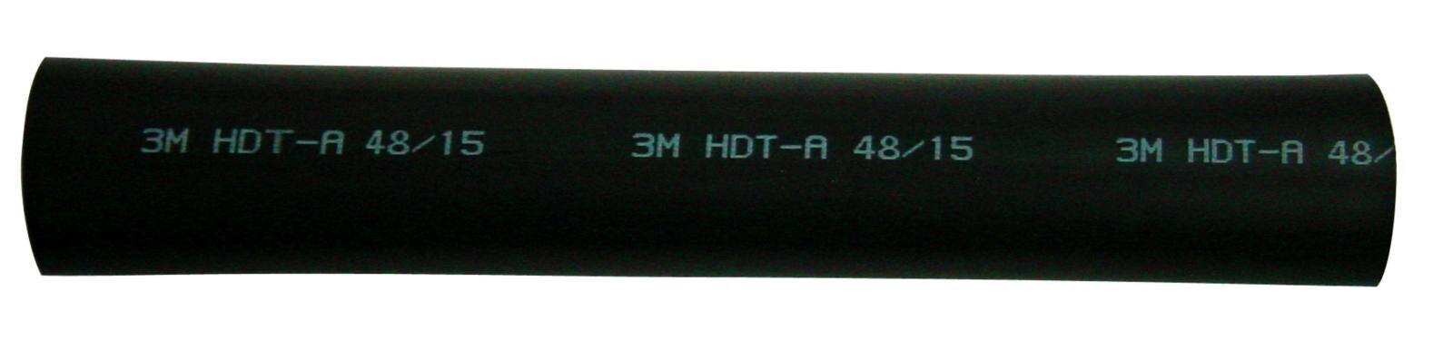 3M HDT-A Paksuseinäinen lämpökutisteputki liimalla, musta, 38/12 mm, 1 m