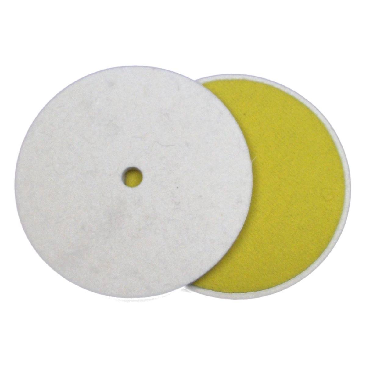FIX KLETT felt disk, 150 mm x 10 mm, Merino, Velcro