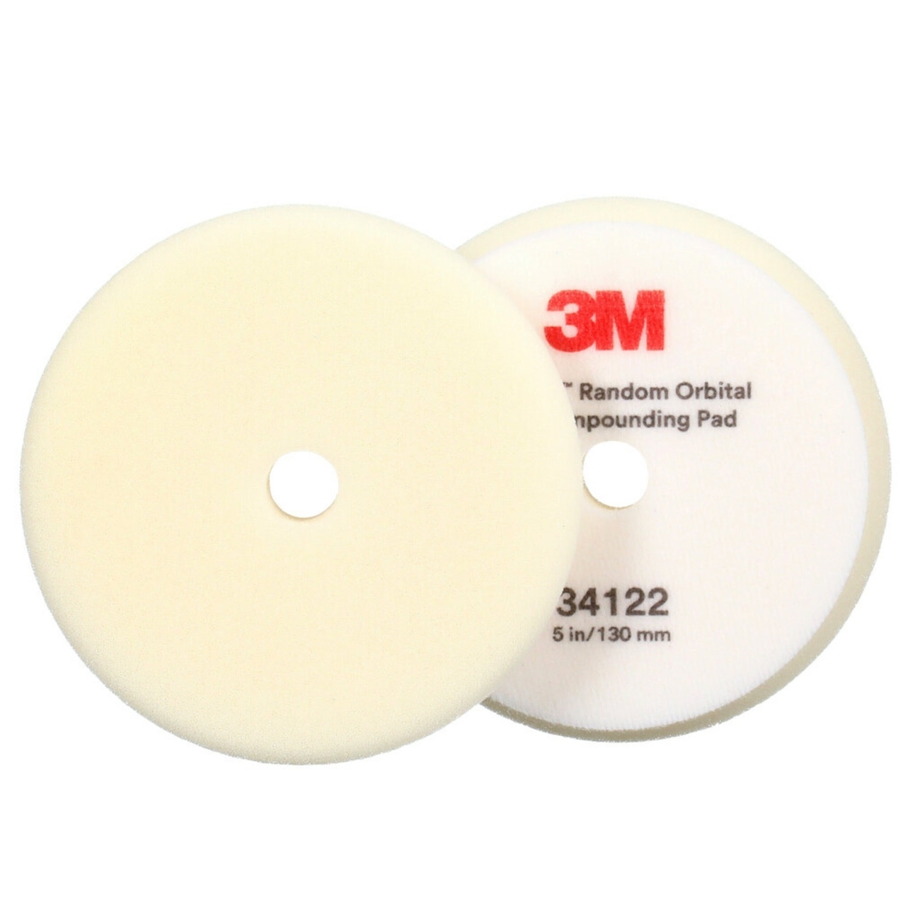 3M Perfect-it polishing foam pad for eccentric polishing machine, white, 130 mm, 34122 (pack = 2 pieces)