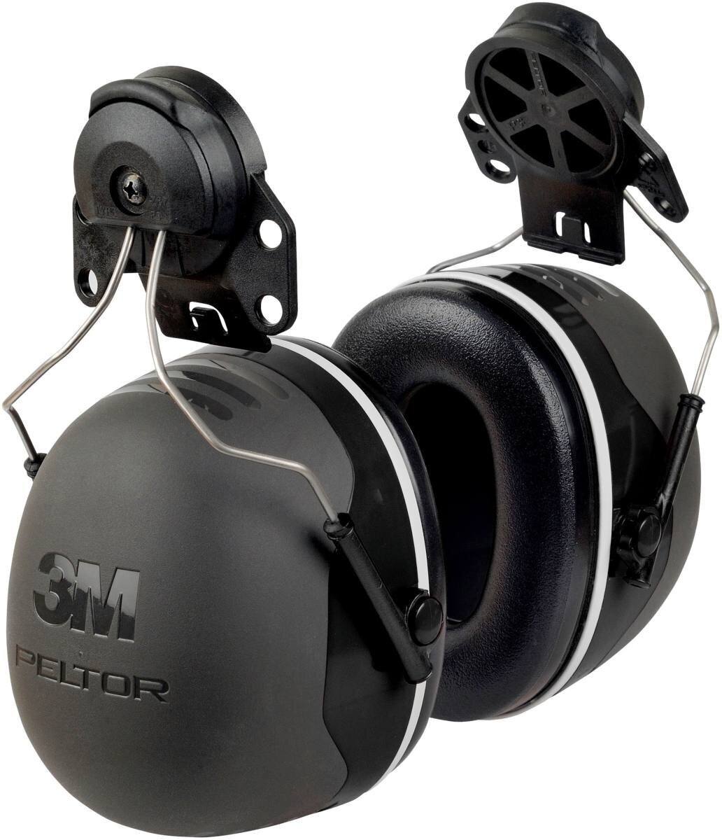 3M Peltor earmuffs, X5P3E helmet attachment, black, SNR = 36 dB with helmet adapter P3E (for all 3M helmets, except G2000)